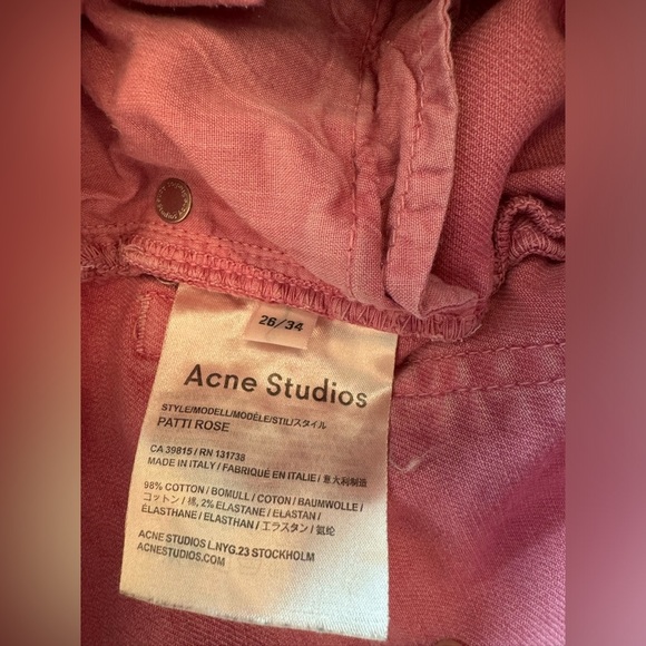 Acne Studio pink jeans 26 - Picture 6 of 10